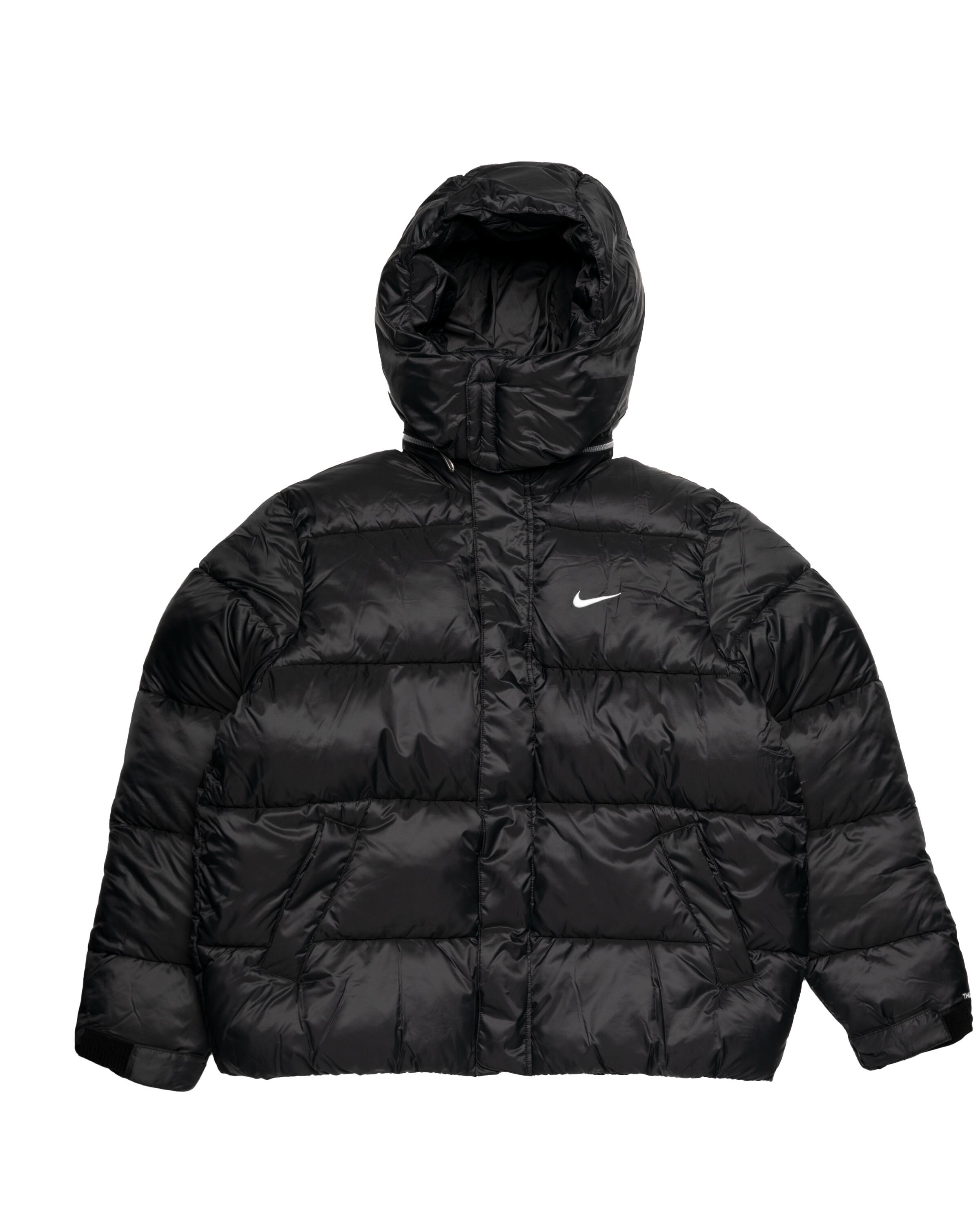 Black nike puffer jacket online